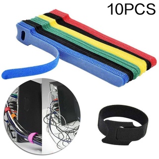 Set 10 dây rút chữ t bằng nhựa nylon buộc dây cáp có thể tái sử dụng