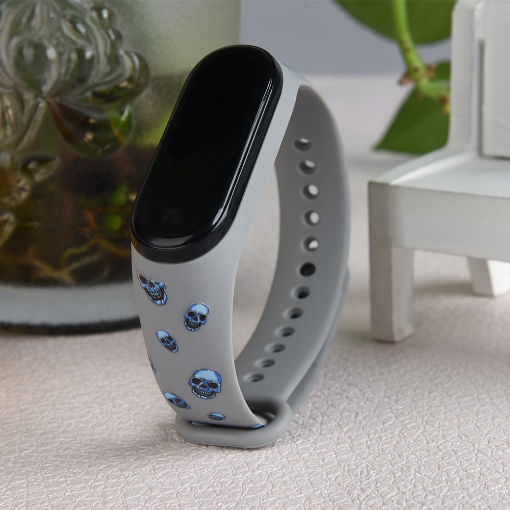 Dây Đeo Thay Thế Chất Liệu Silicon Họa Tiết Hoạt Hình Cho Xiaomi Mi band 7 6 5 4 3 3 xiomi 5