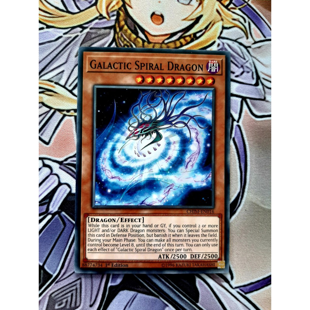 [ĐỖ LẠC SHOP ] THẺ BÀI YUGIOH -MONSTER- Galactic Spiral Dragon - CHIM-EN016 - Common 1st Edition