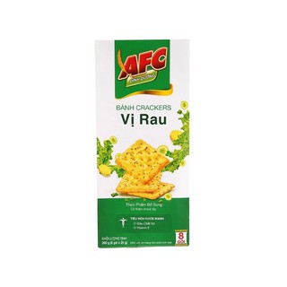 Bánh Crackers AFC Mặn Vị Rau& Lúa Mì 200g