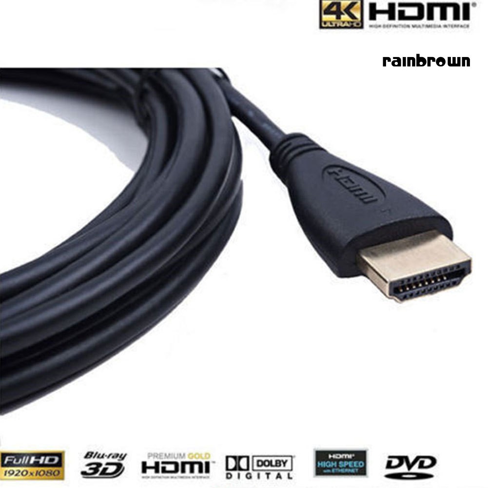 Dây Cáp Hdmi V1.4 1080p Dài 1m Tốc Độ Cao Dành Cho Máy Chiếu Hd Tv Lcd