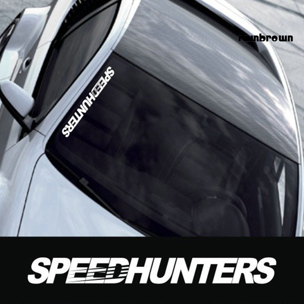 Miếng dán kính chắn gió xe hơi in chữ Speedhunters