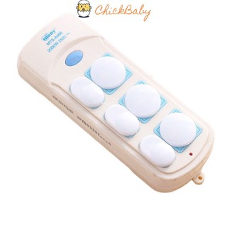 Nút bịt ổ cắm điện, bịt ổ điện an toàn cho bé 2 Chân 3 Chân bằng nhựa ChickBabyShop