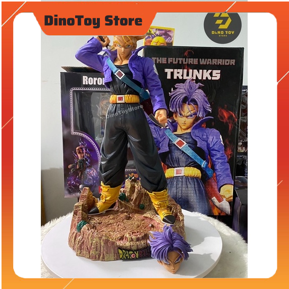 Mô hình figure Trunks cao 50cm 2 đầu thay thế - Mẫu mới Dragon Ball