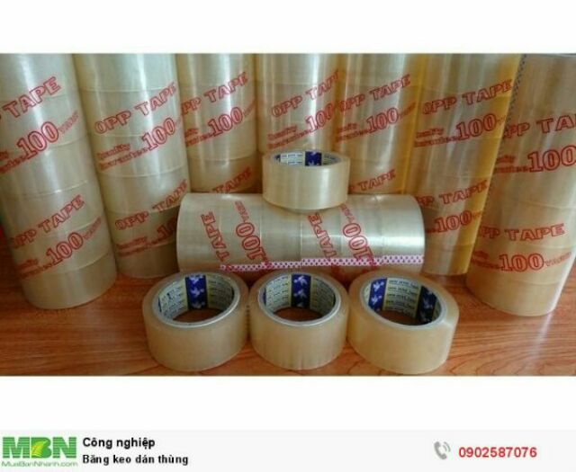 1 cuộn băng keo trong-đục 100yard
