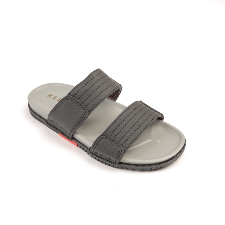 Dép nam quai ngang XỊN hai quai mới, Dép da nam KD1703