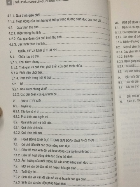 Sách - Giải phẫu sinh lí người qua hình ảnh Phần VII: Sinh lí sinh dục và sinh sản