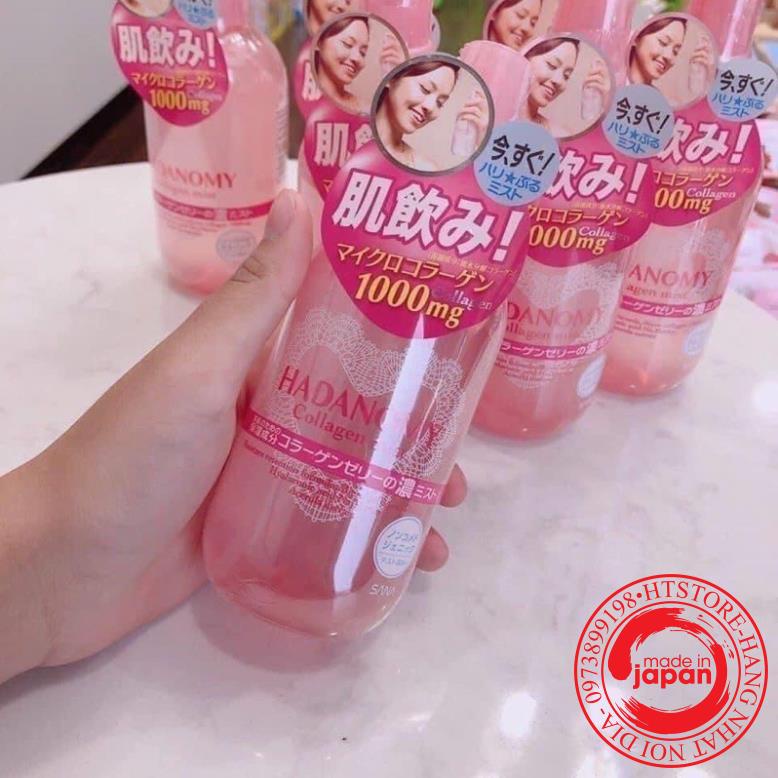 Xịt khoáng Hadanomy Collagen ❗250ml Nhật Bản [HangNhat]