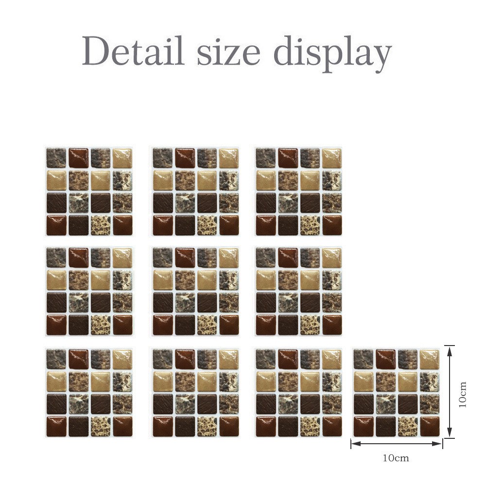 Miếng dán tường giả gạch 3D độc đáo