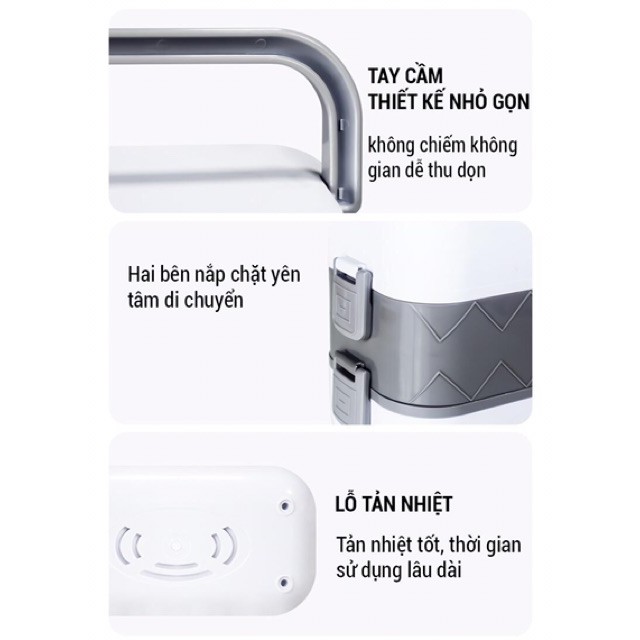 Hộp cơm điện văn phòng | Hộp nấu cơm văn phòng | Hâm nóng đa năng | BigBuy360 - bigbuy360.vn