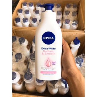 Dưỡng thể body nivea extra white radiant & smooth sản xuất thái lan