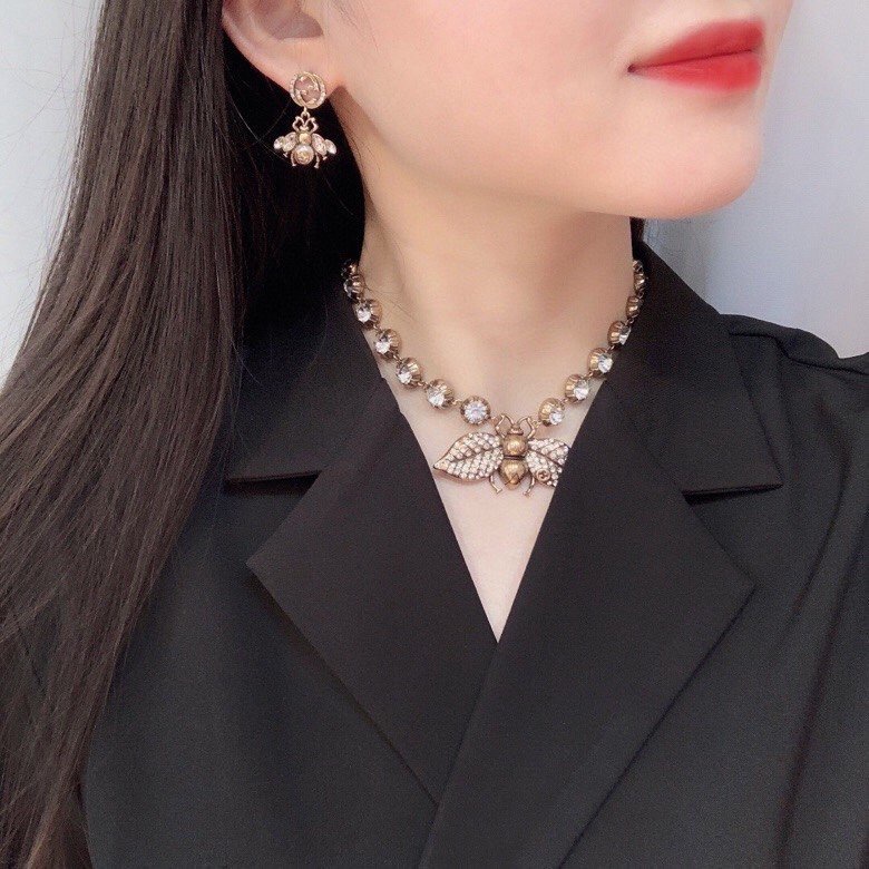 Bông Tai Gucci S934 Bằng Bạc Thiết Kế Đơn Giản Sáng Tạo Thời Trang Cho Nữ