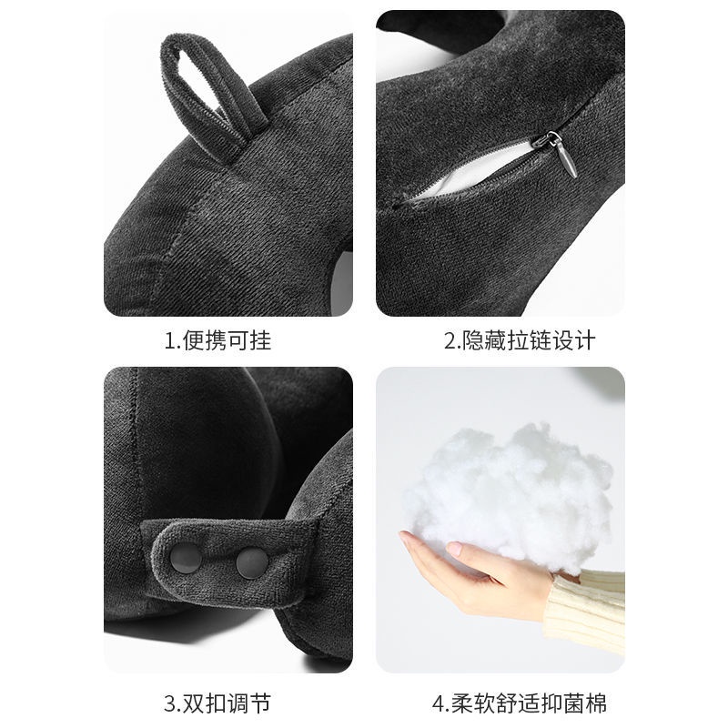 Gối Kê Cổ Hình Chữ u Thiết Kế Dễ Thương Tiện Dụng Mang Theo Du Lịch