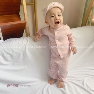 Bộ cotton gân xốp cho bé