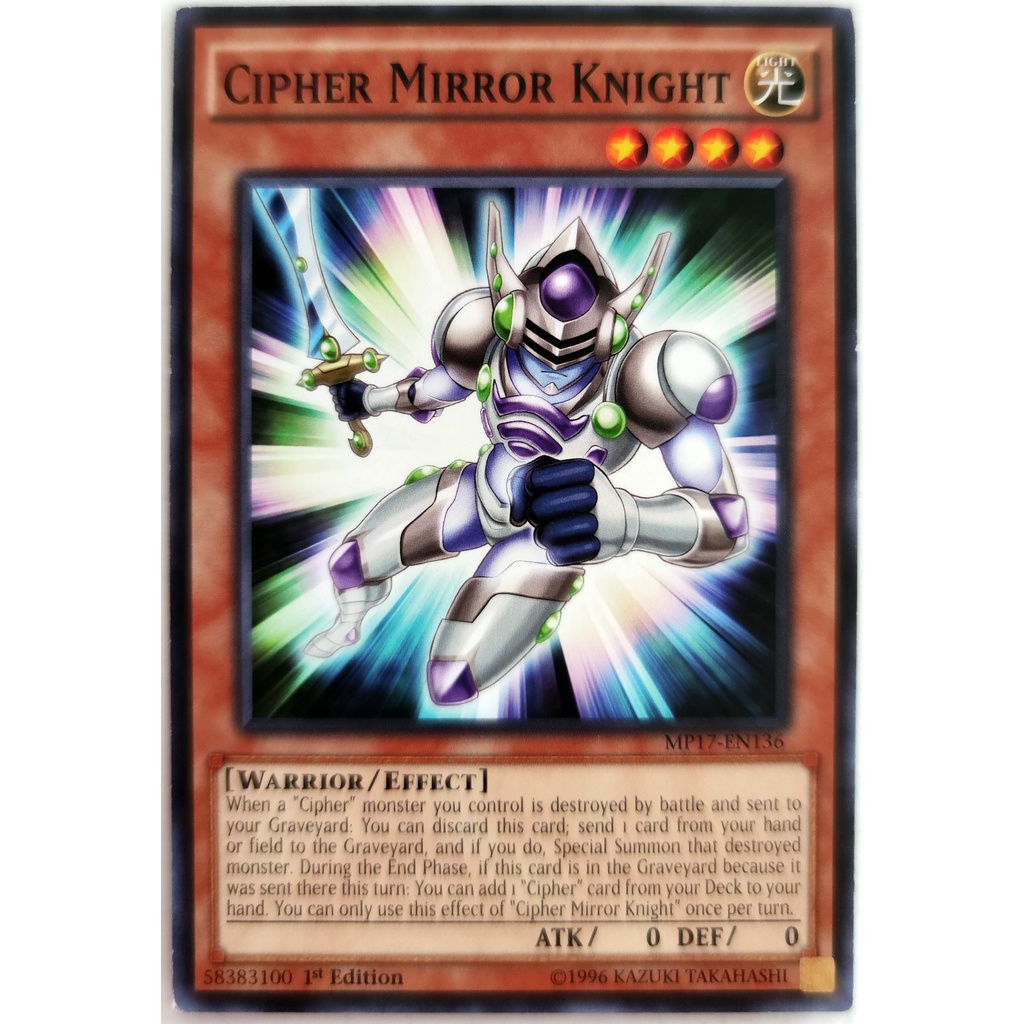 [Thẻ Yugioh] Cipher Mirror Knight |EN| Common