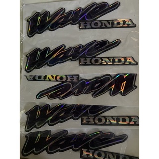 Tem nổi chữ honda mặt nạ wave - 1 cái