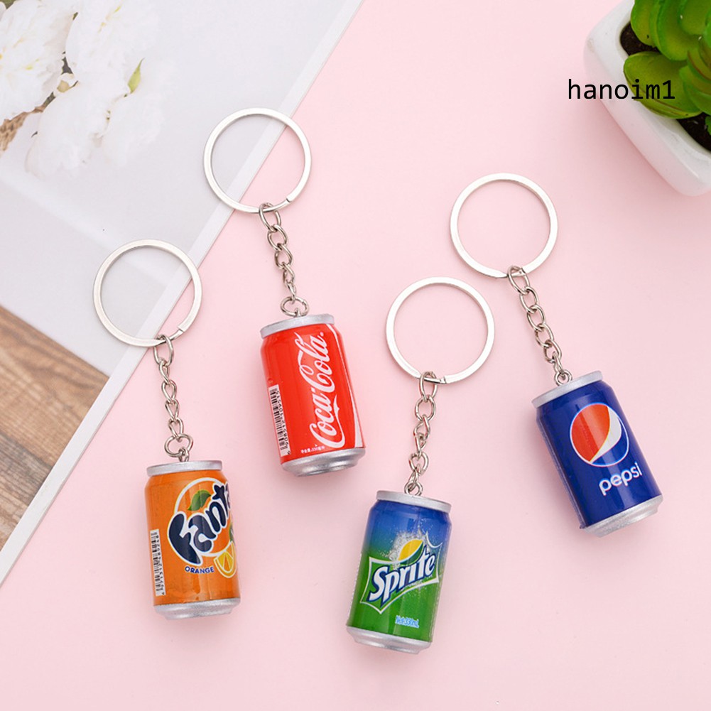 Móc Gắn Chìa Khóa Hình Lon Nước Coca Độc Đáo