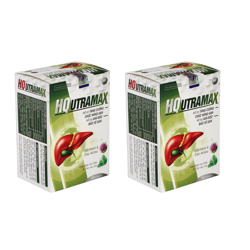 COMBO 2 HỘP VIÊN UỐNG GIẢI ĐỘC, BẢO VỆ GAN HQUTRAMAX