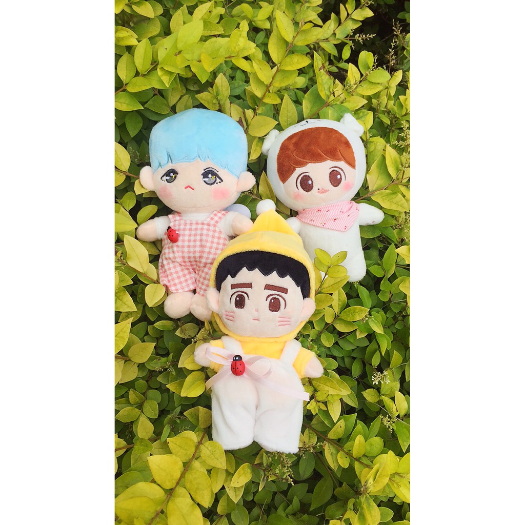 (Ảnh thật, video) Doll (búp bê) BTS V, Jungkook, Suga - Wingstae, Babykookie, Blueberry taobao