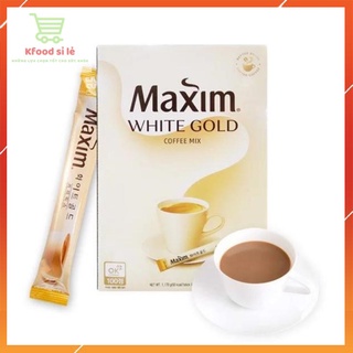 Cà phê maxim hàn quốc white gold mix