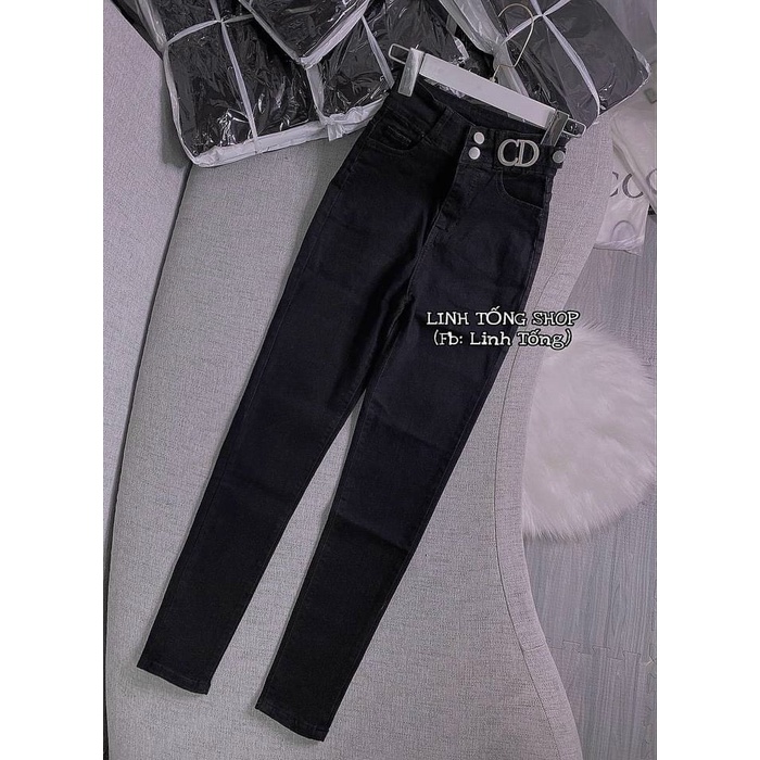 [Mã FAMARAL1 giảm 10K đơn 50K] QUẦN JEAN NỮ SKINNY DÁNG ÔM TAG CD