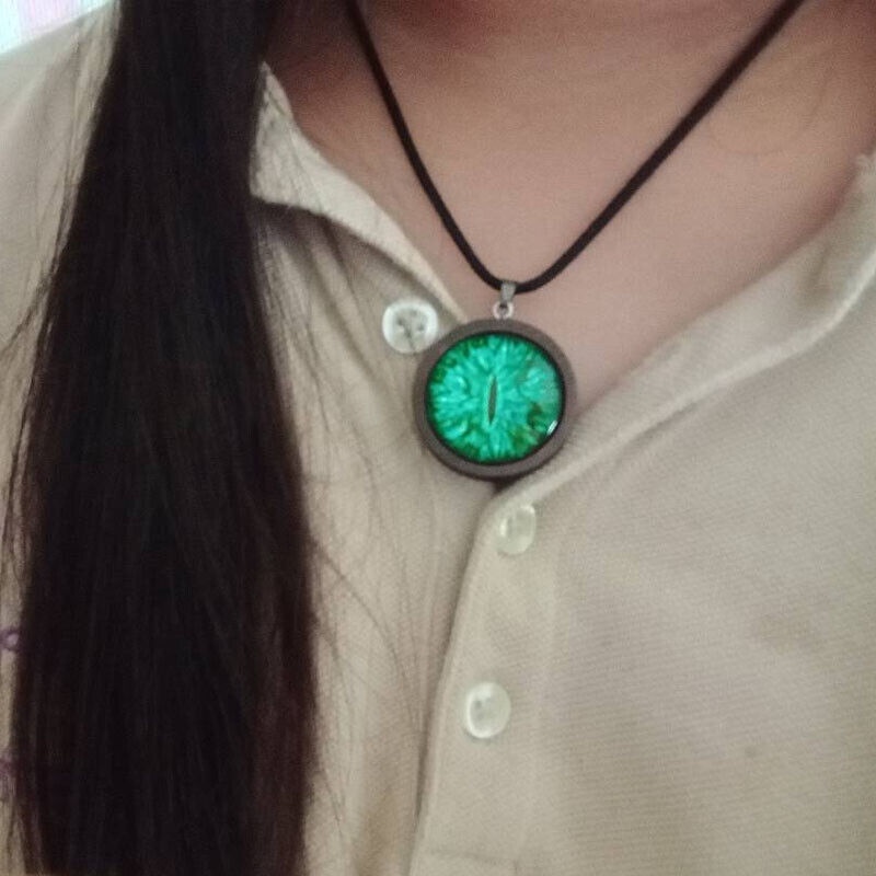 Vòng cổ Mặt Hình Mắt Quỷ Bằng Thép Không Gỉ