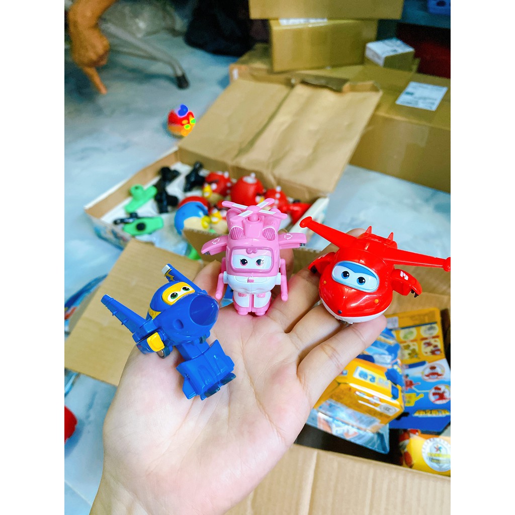 Robot biến hình máy bay mini Super Wings