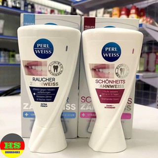 Kem đánh răng Perl Weiss chuyên dụng tẩy trắng răng, 50ml, hàng Đức