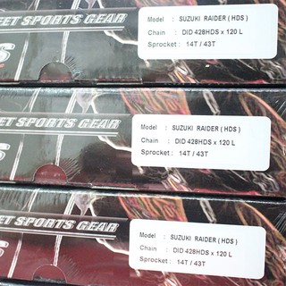 Nhông Sên Dĩa  Suzuki Raider DID HDN