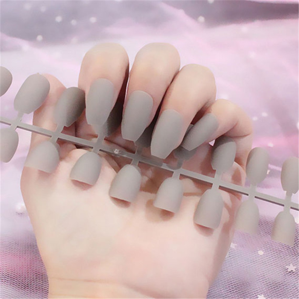 [Hàng mới về] Set 24 móng tay giả trang trí móng nghệ thuật cho nữ