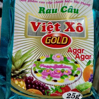 Rau câu bột Vietxoco 25g xanh / vàng