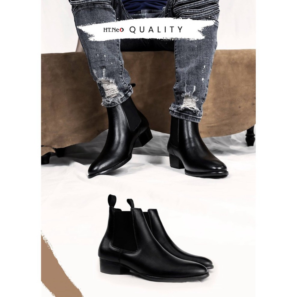 Giày CHELSEA BOOTS chính hãng ❤️ HT.NEO ❤️ Hàng cao cấp da bò thật 100% hot trend 2021 da mềm lót êm đi cực thoải mái. | BigBuy360 - bigbuy360.vn