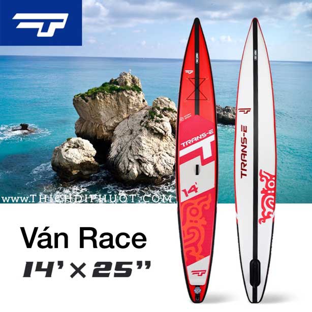 Ván chèo SUP TRANS-E Race 14′ 25″ 2019