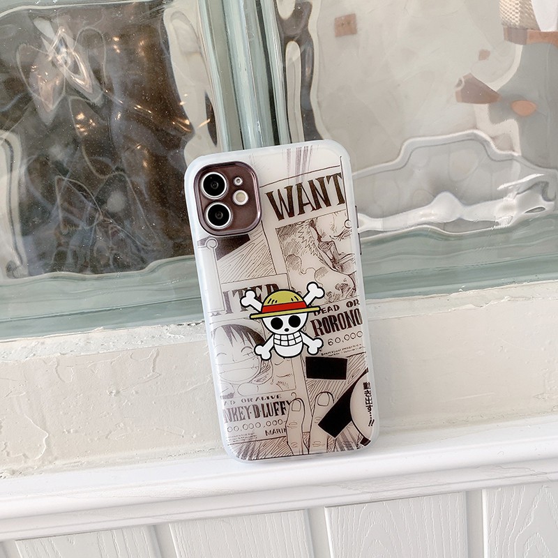 Ốp điện thoại họa tiết One Piece cho Iphone 12 11 Pro Max X Xs Max Xr 8 7 Plus