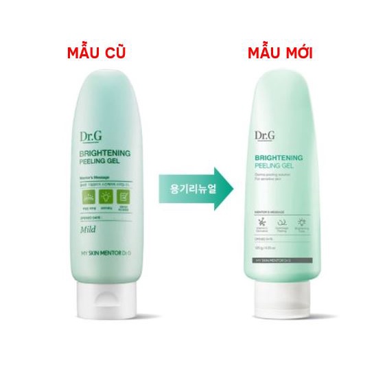 TẨY TẾ BÀO CHẾT DR.G BRIGHT PEELING GEL - LÀM SÁNG DA 120g