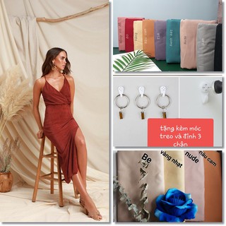 (2m*2m4) PHÔNG NỀN VẢI TRƠN màu trắng, đen, xám.. vải nền trang trí chụp ảnh sản phẩm quần áo, giày dép, live stream