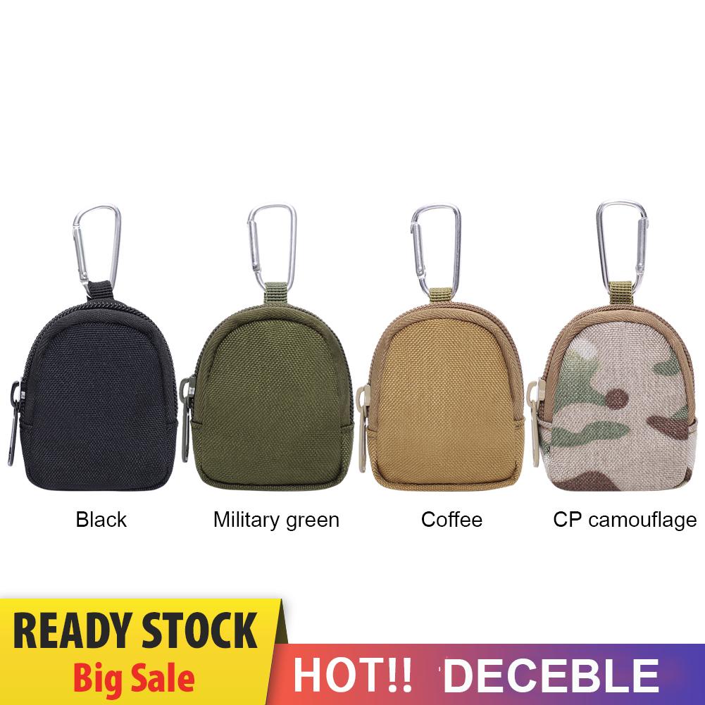 Túi đựng tiền xu / chìa khóa bằng nylon edc chống mài mòn nhỏ gọn