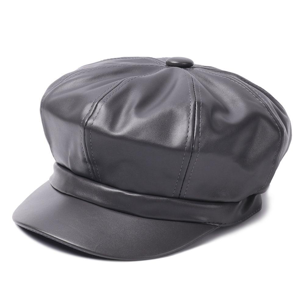 Mũ Beret Lưỡi Vịt Màu Trơn Thời Trang Mới Cho Nữ