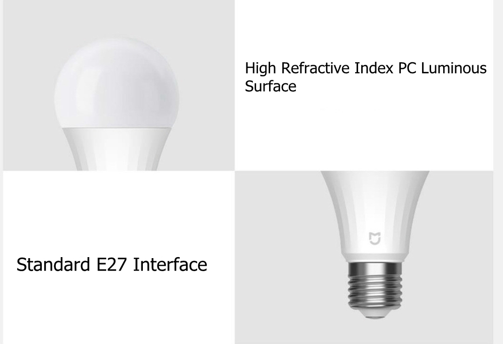 XIAOMI Bóng Đèn Led Thông Minh E27 2700-6500k 5w