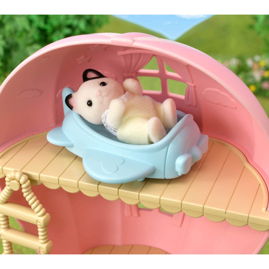 Sylvanian Families Calico Critters Ngôi Nhà Khinh Khí Cầu Của Bé Baby Balloon Playhouse