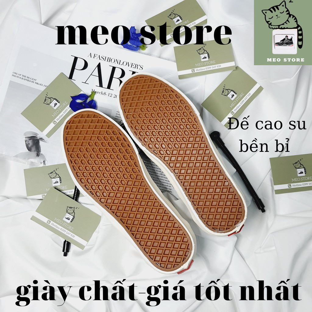 Giày vans, giày fear of god, fog buộc dây nam nữ, tặng tất cổ cao full bill-hộp-hộp bảo vệ, đủ size từ 36-43.