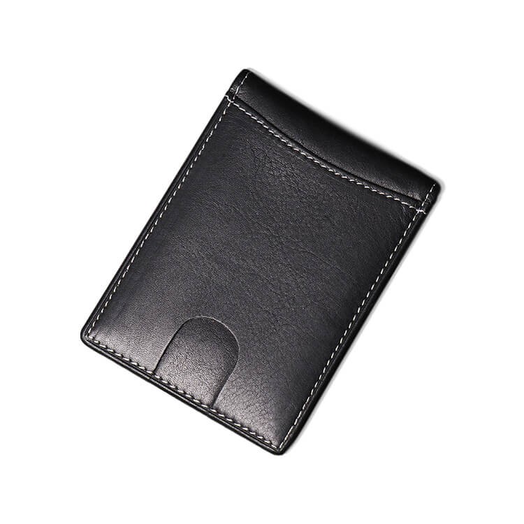 Ví mini kẹp tiền bỏ túi, ví nam nhỏ gọn,  Money clip wallet D10 GENCE