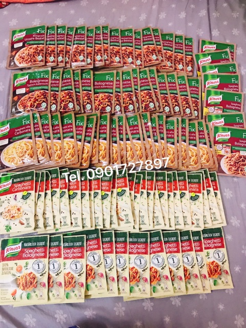Gia Vị Sốt Mì Spaghetti Bolognese Unsere Beste! Knorr 38g (Bao bì mới)