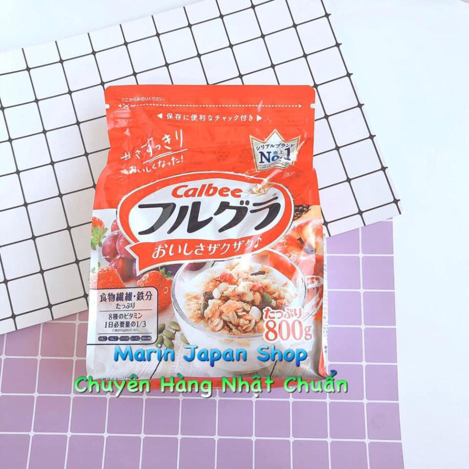 Ngũ cốc Calbee, Ngũ cốc hoa quả Calbee 800gr Nhật Bản