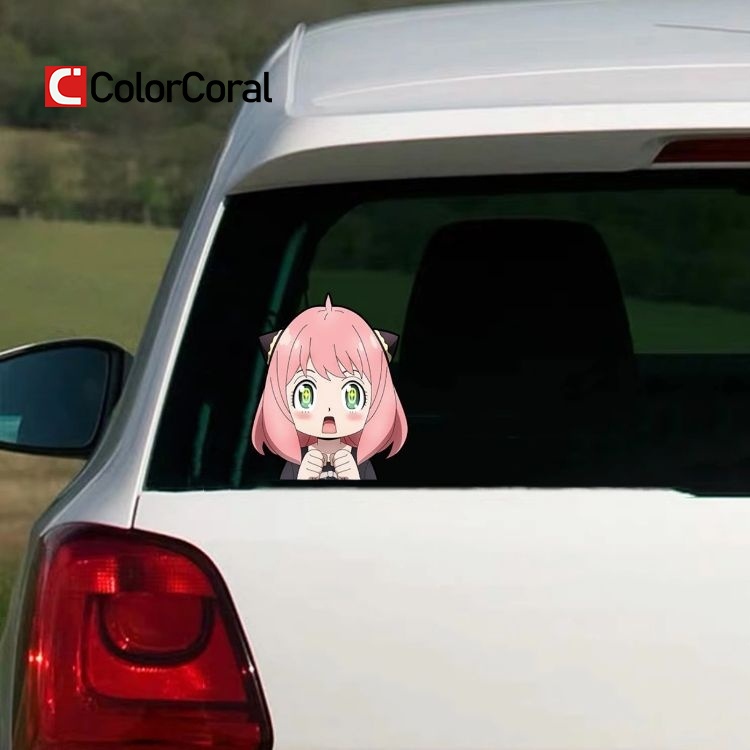 Miếng Dán Tường/ Laptop/ Tủ Lạnh Trang Trí Chống Thấm Nước Họa Tiết Anime Spy X Family 3D