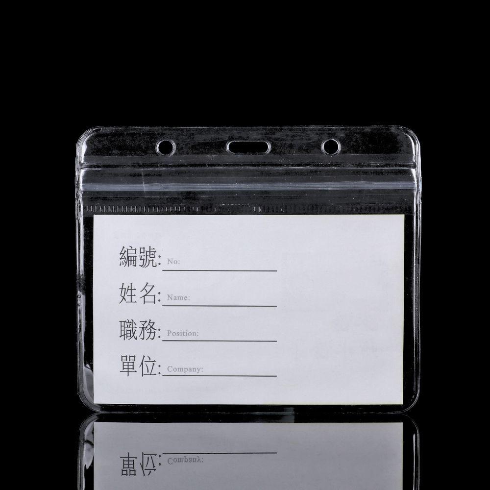 Set 10 Giá Đỡ Thẻ Nhân Viên Trong Suốt MIHAN1