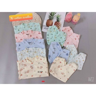 Bộ nỉ cotton cổ chui 3 phân mềm mịn