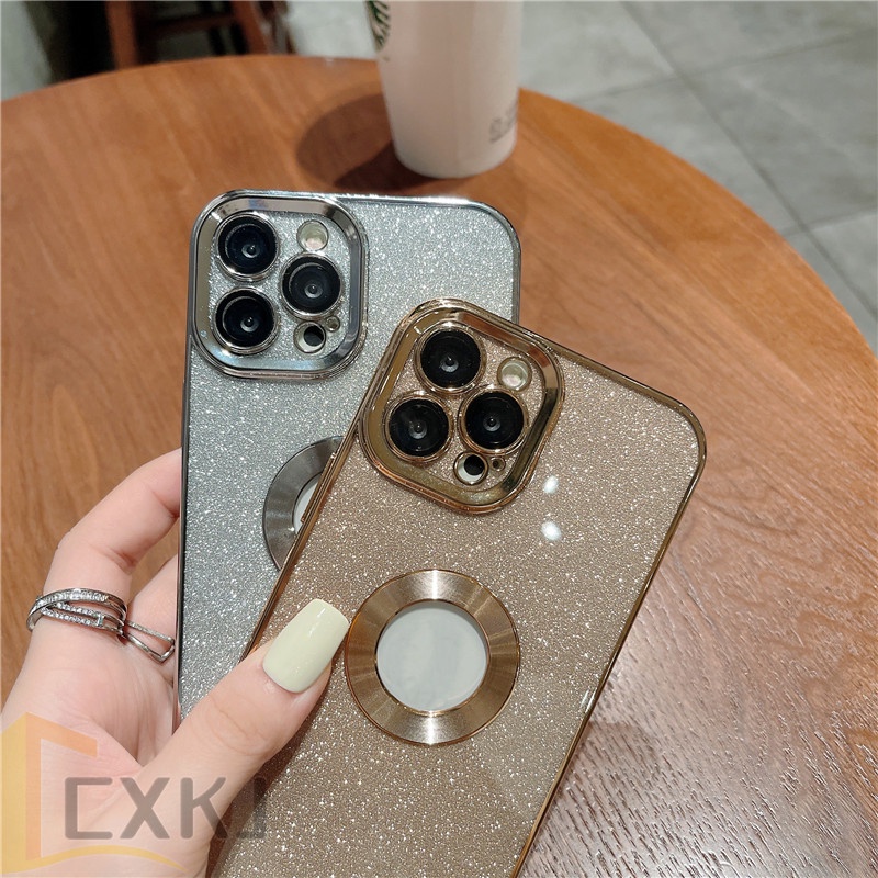 Ốp Điện Thoại Mềm Chống Sốc Mạ Viền 6D Cho iphone 11 12 13 pro max XR XS 7 8 plus