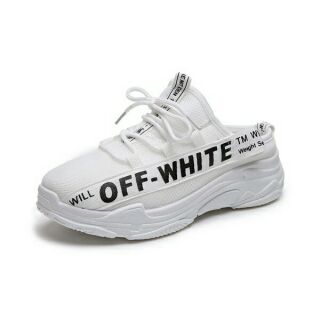 Giầy sục nữ thể thao Offwhite 5 phân