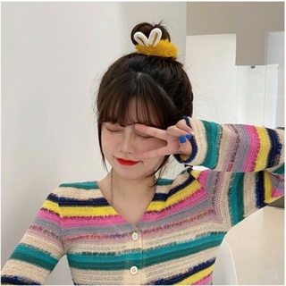 Dây Cột Tóc Pom Pom Lông Mềm
